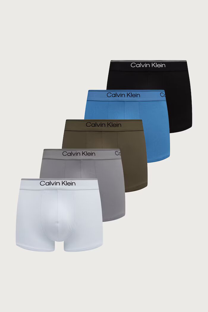 Calvin Klein Underwear боксерки мъжки 5 броя сини LV00NB4412
