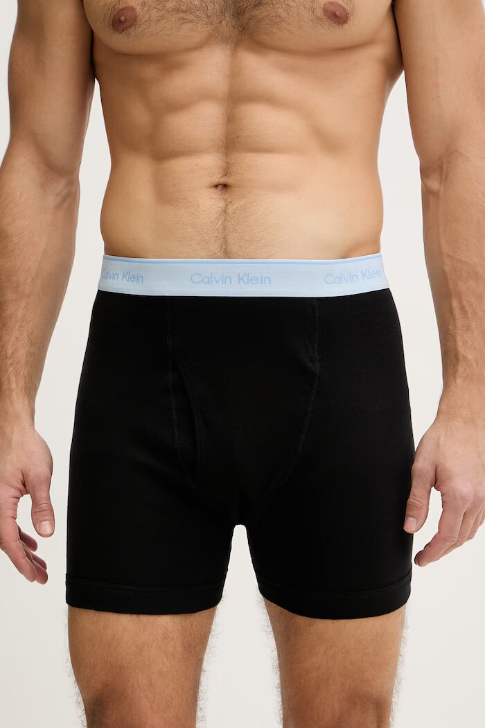 Calvin Klein Underwear боксерки мъжки от памук 5 броя черни LV00NB1429