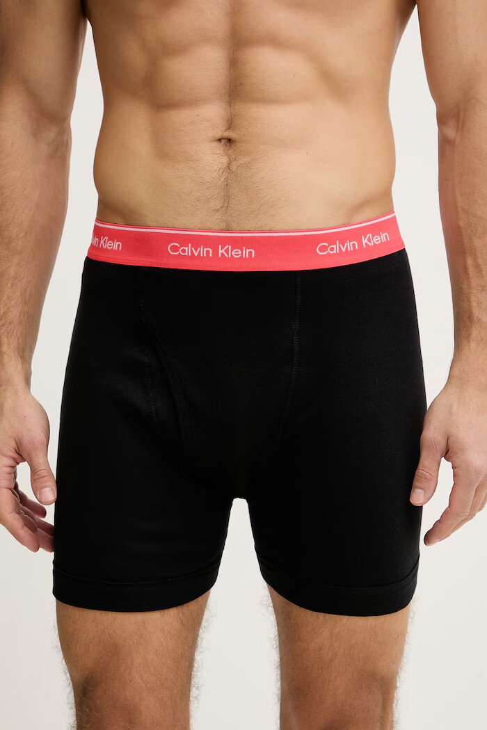 Calvin Klein Underwear боксерки мъжки от памук 5 броя черни LV00NB1429
