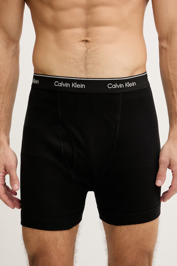 Calvin Klein Underwear боксерки мъжки от памук 5 броя черни LV00NB1429