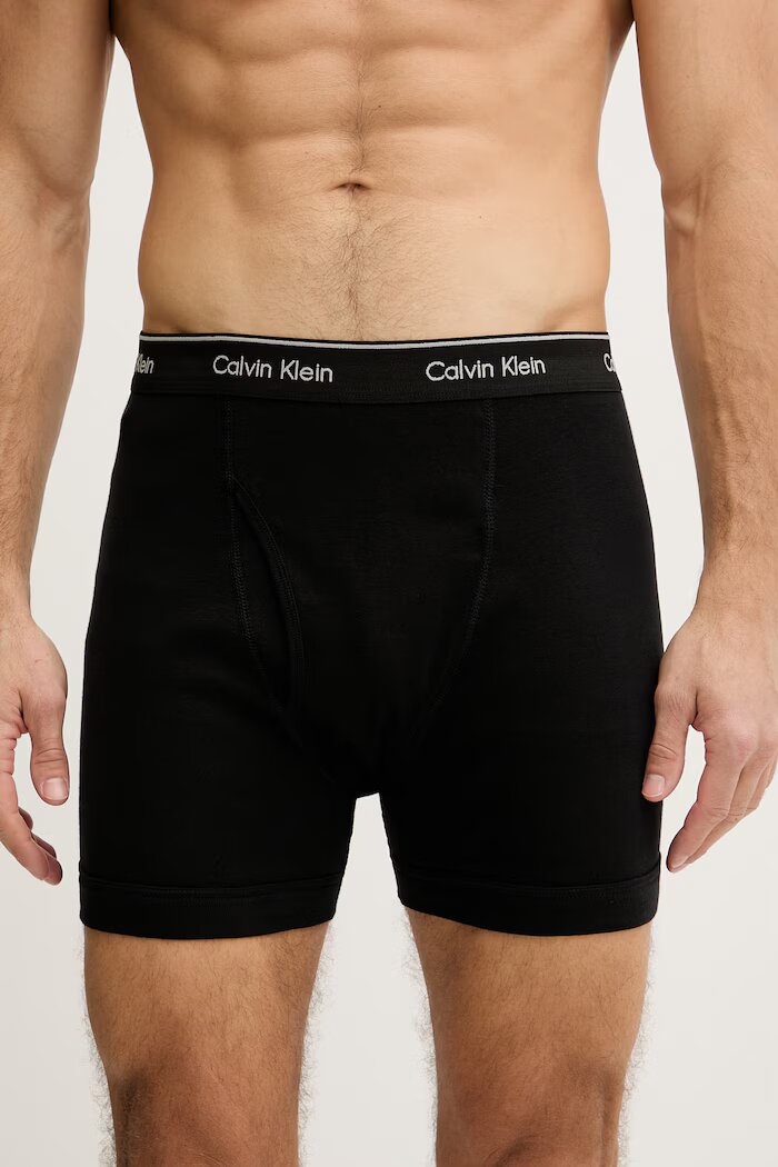 Calvin Klein Underwear боксерки мъжки от памук 5 броя черни LV00NB1429