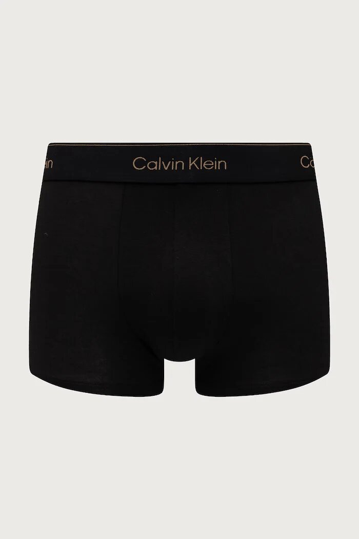 Calvin Klein Underwear боксерки мъжки от памук с еластан 5 броя черни LV00NB4390