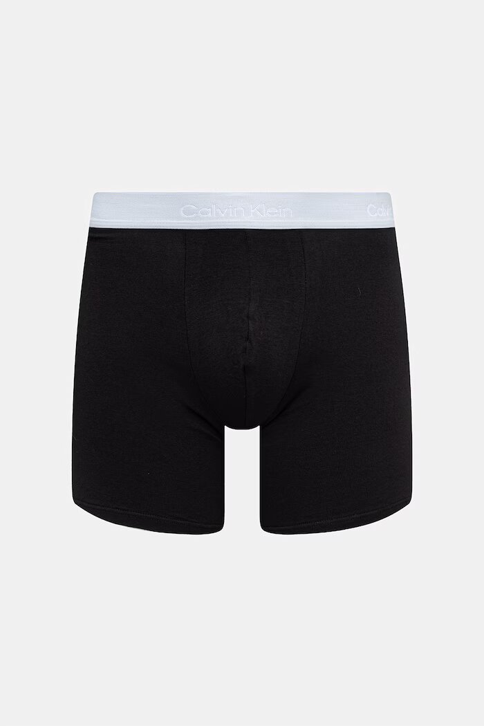Calvin Klein Underwear боксерки мъжки с памук 3 броя черни LV00NB4394