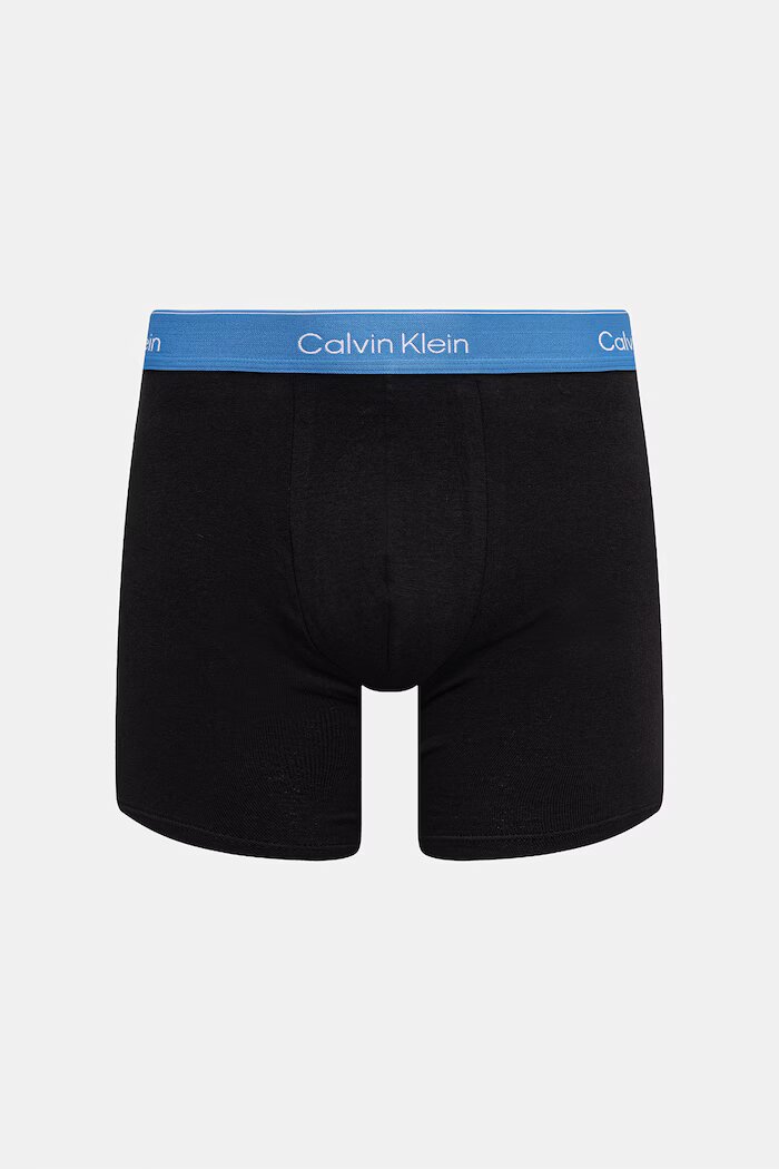 Calvin Klein Underwear боксерки мъжки с памук 3 броя черни LV00NB4394