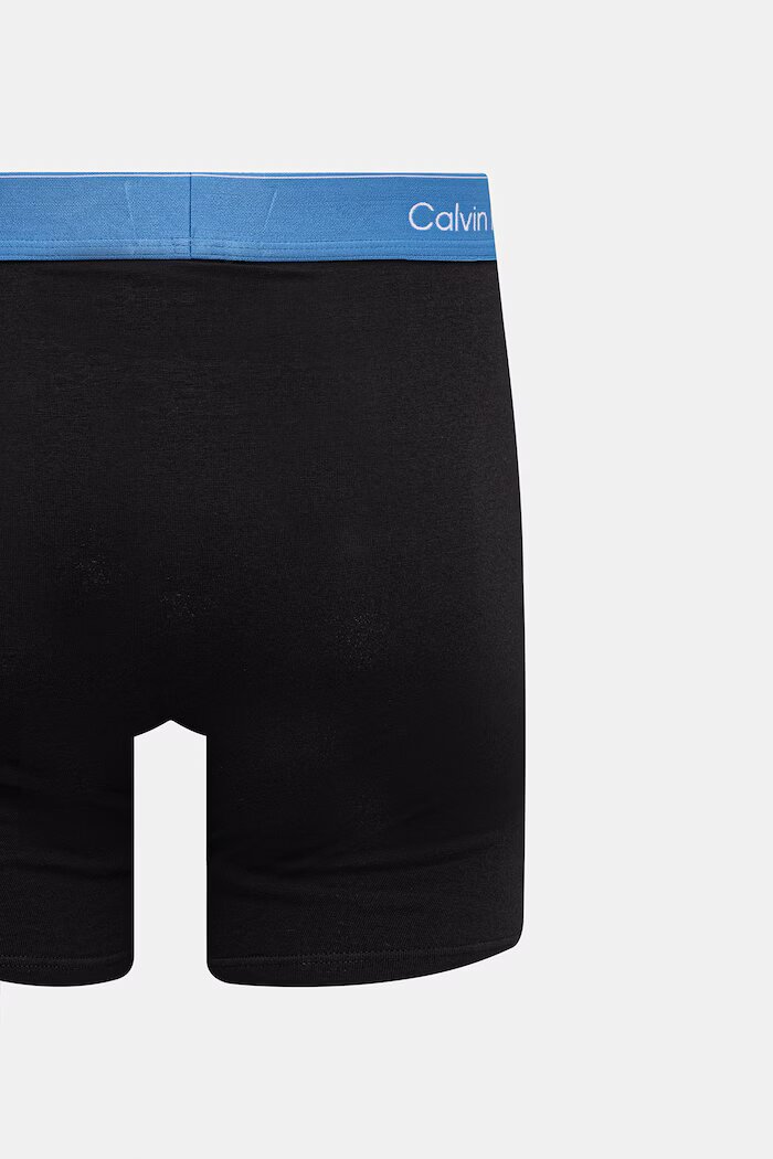 Calvin Klein Underwear боксерки мъжки с памук 3 броя черни LV00NB4394