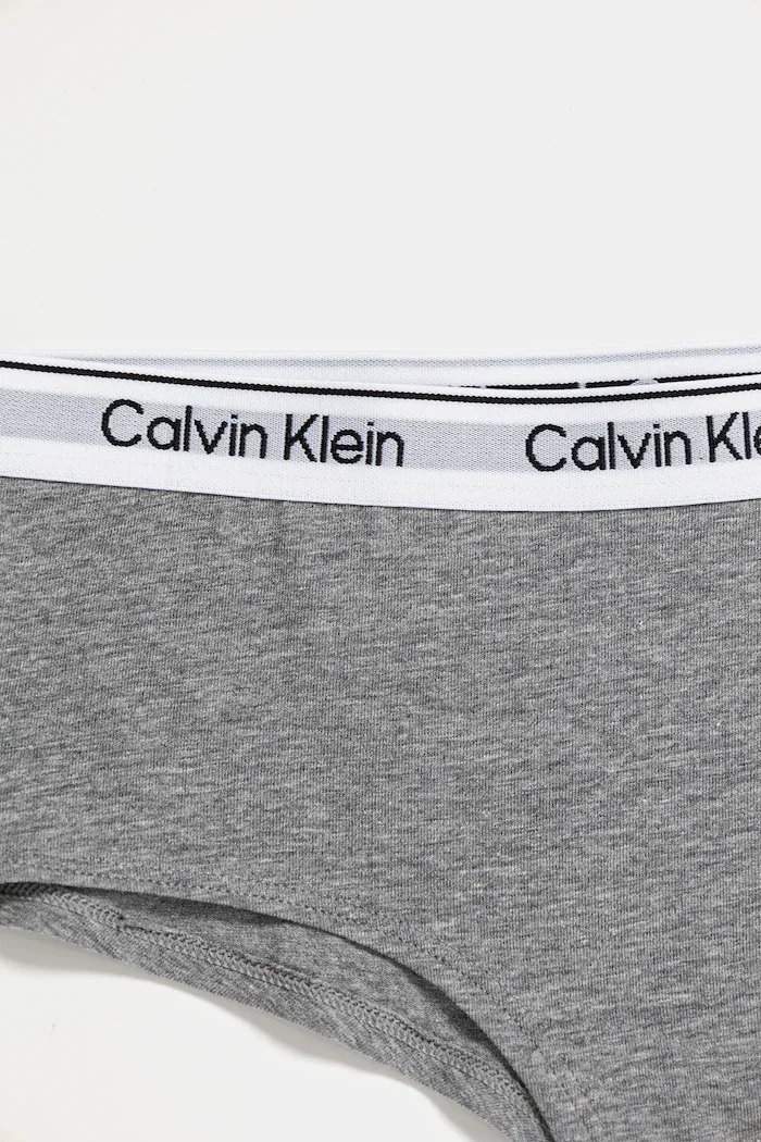Calvin Klein Underwear Детски бикини (2 чифта) в сиво G80G800727
