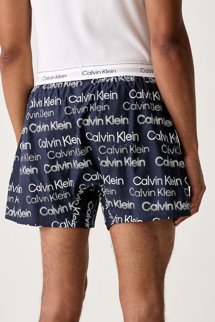 Calvin Klein Underwear късо долнище на пижама мъжко сиво LV00NM2831