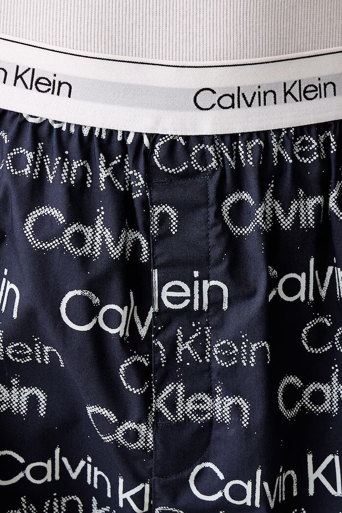 Calvin Klein Underwear късо долнище на пижама мъжко сиво LV00NM2831