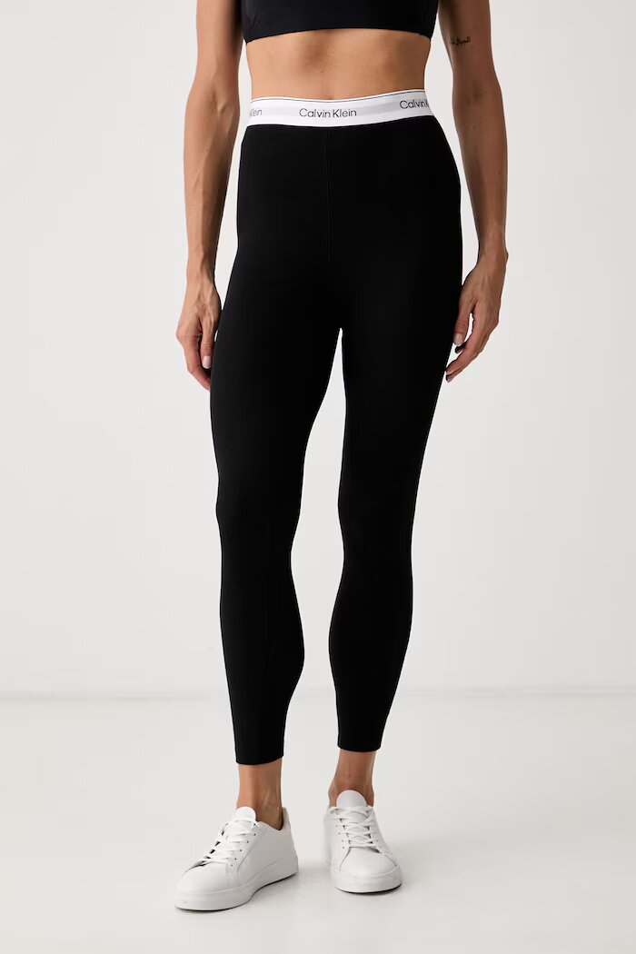 Calvin Klein Underwear клин дамски черен с висока талия LV00QS7697