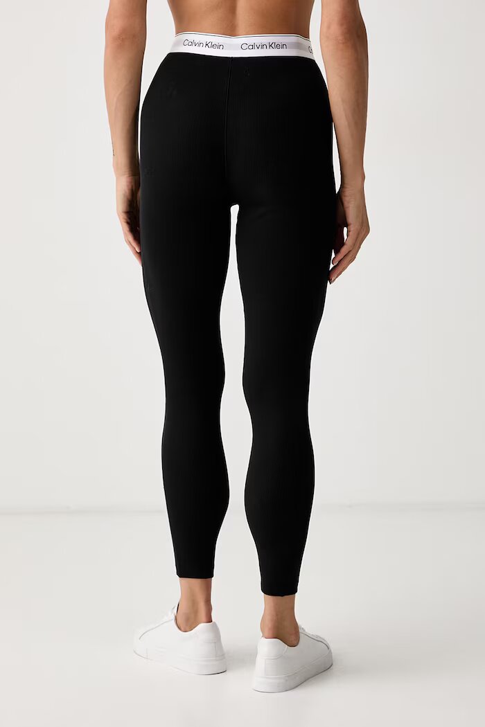 Calvin Klein Underwear клин дамски черен с висока талия LV00QS7697