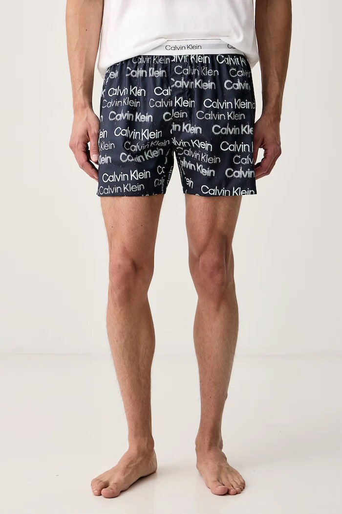 Calvin Klein Underwear пижама мъжка от памук бяла LV00NM2906