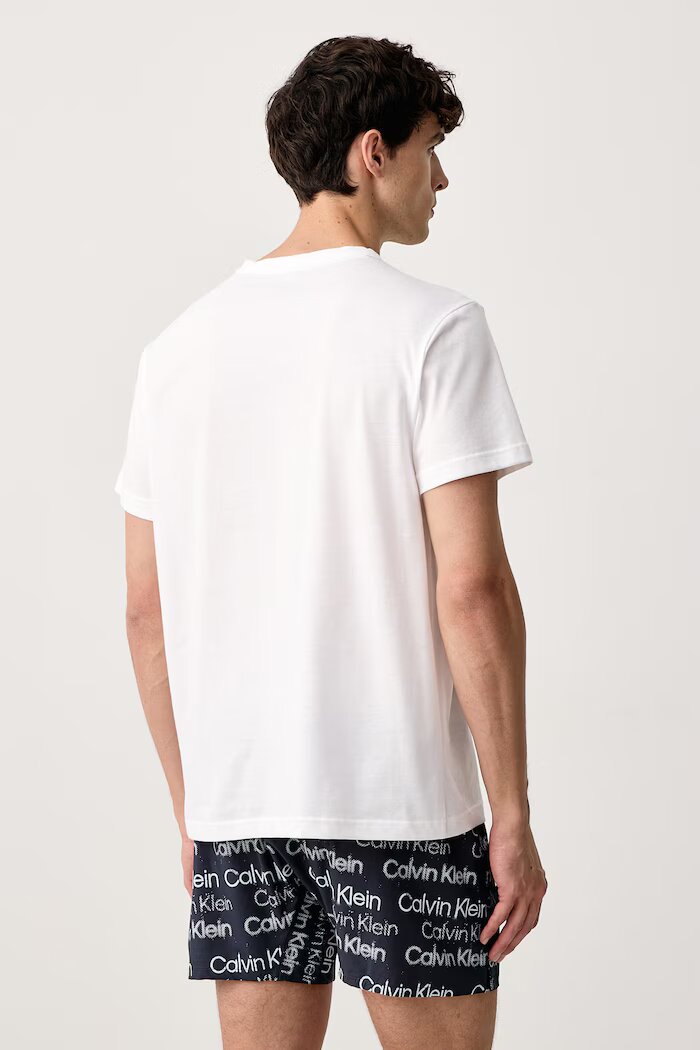 Calvin Klein Underwear пижама мъжка от памук бяла LV00NM2906