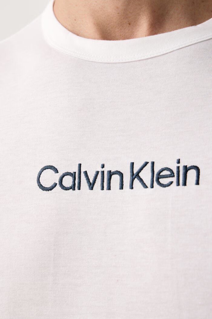 Calvin Klein Underwear пижама мъжка от памук бяла LV00NM2906