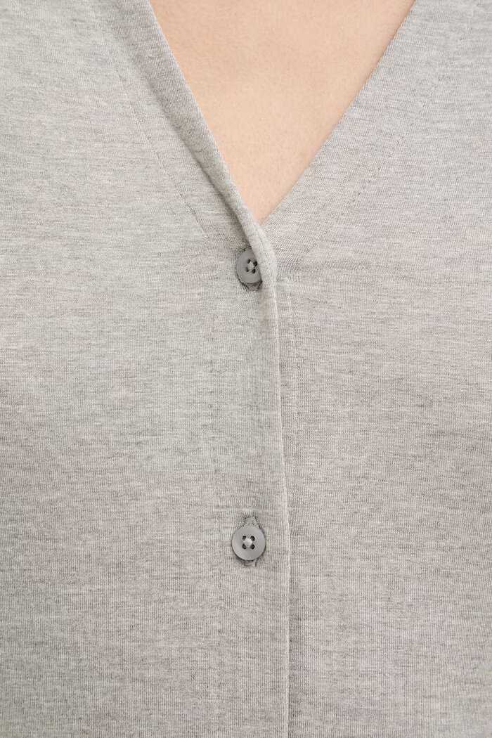 Calvin Klein Underwear пижама от две части дамска от модал сива LV00QS7659