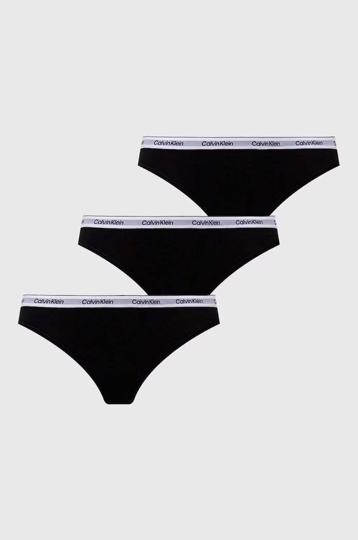 Calvin Klein Underwear Прашки (3 чифта) в черно 000QD5209E