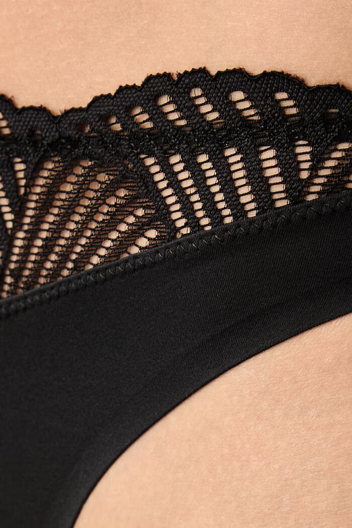 Calvin Klein Underwear прашки дамски черни LV00QF8968
