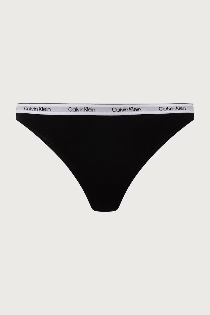 Calvin Klein Underwear прашки дамски от памук с еластан 3 броя сиви LV00QD5209