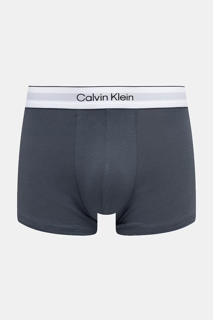 Calvin Klein Underwear прилепнали боксерки мъжки 3 броя сиви LV00NB4389