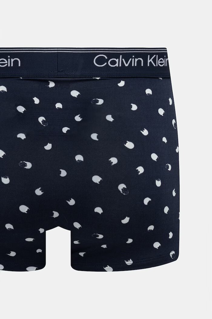 Calvin Klein Underwear прилепнали боксерки мъжки 3 броя тъмносини LV00NB4409