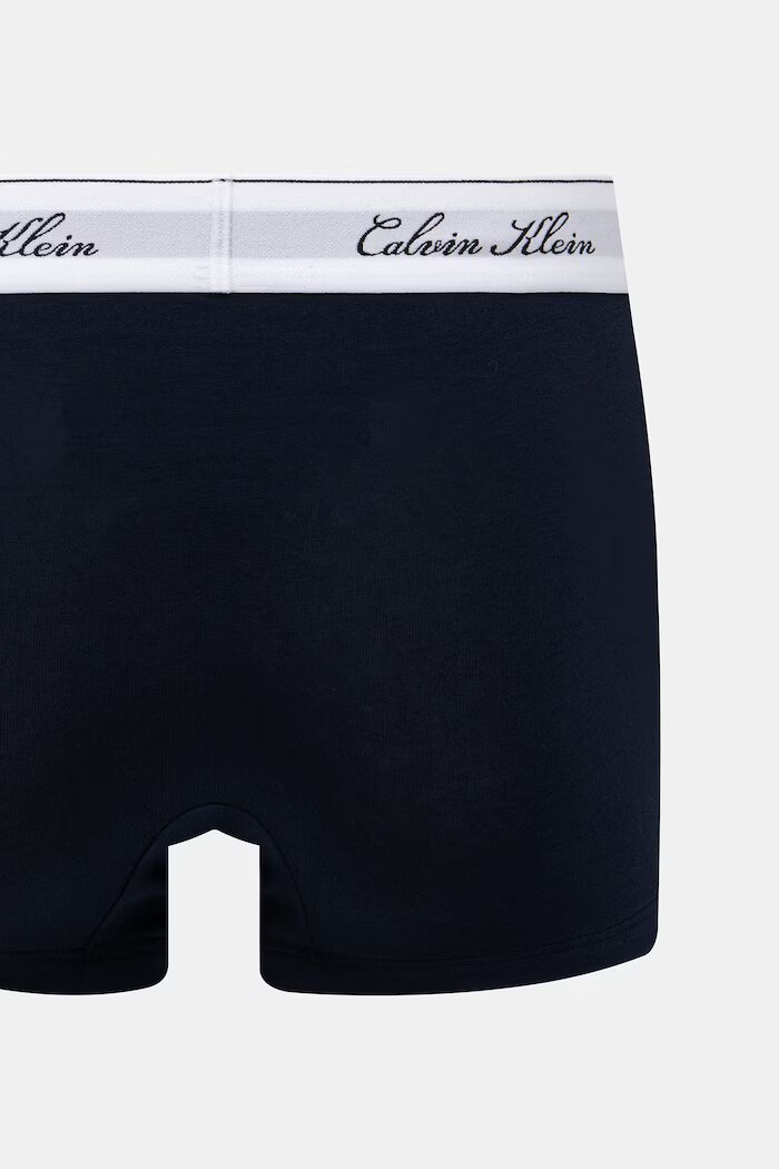Calvin Klein Underwear прилепнали боксерки мъжки от памук с еластан 3 броя черни LV00NB4607