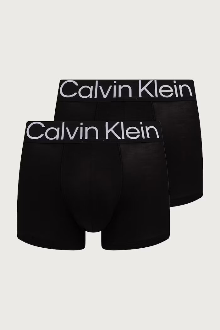 Calvin Klein Underwear прилепнали боксерки мъжки с лиосел 3 броя черни LV00NB4651