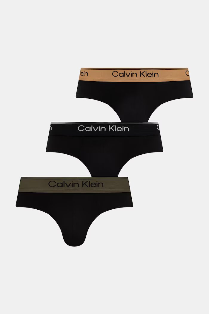 Calvin Klein Underwear слипове мъжки 3 броя черни LV00NB4408