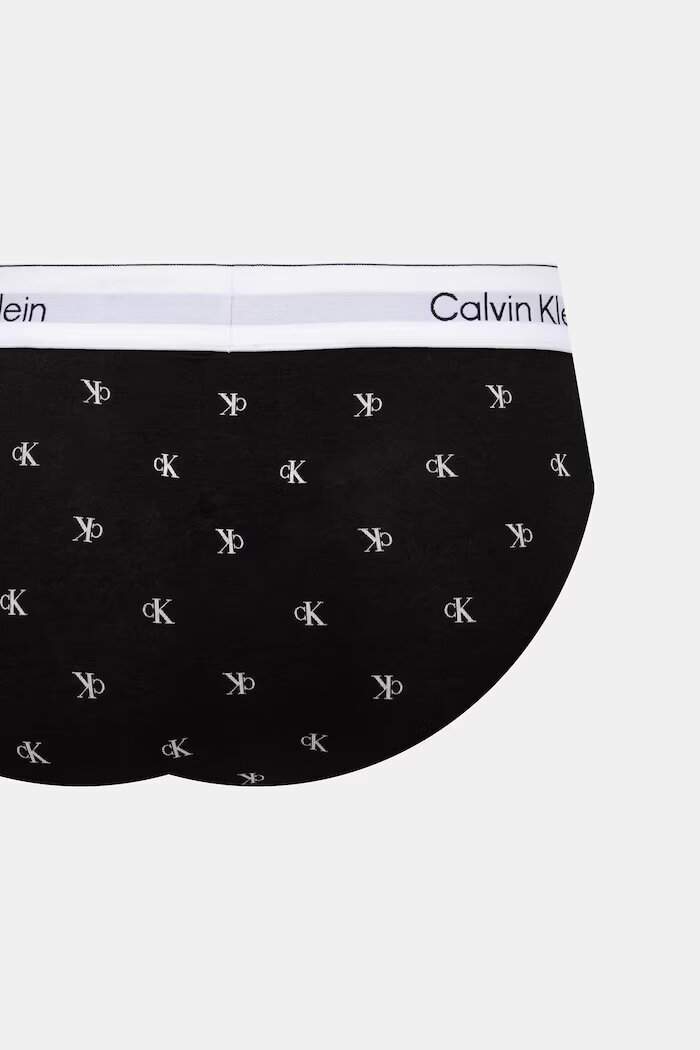 Calvin Klein Underwear Слипове мъжки от памук с еластан 3 броя бели LV00NB4388