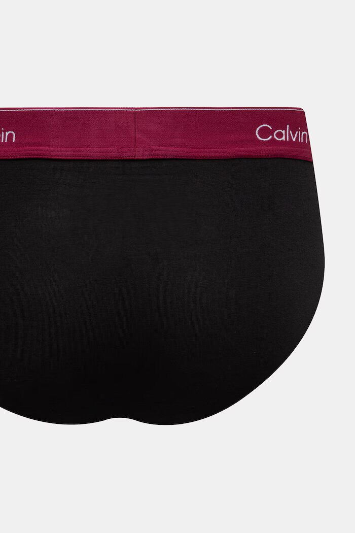 Calvin Klein Underwear слипове мъжки от памук с еластан 3 броя черни LV00NB4388