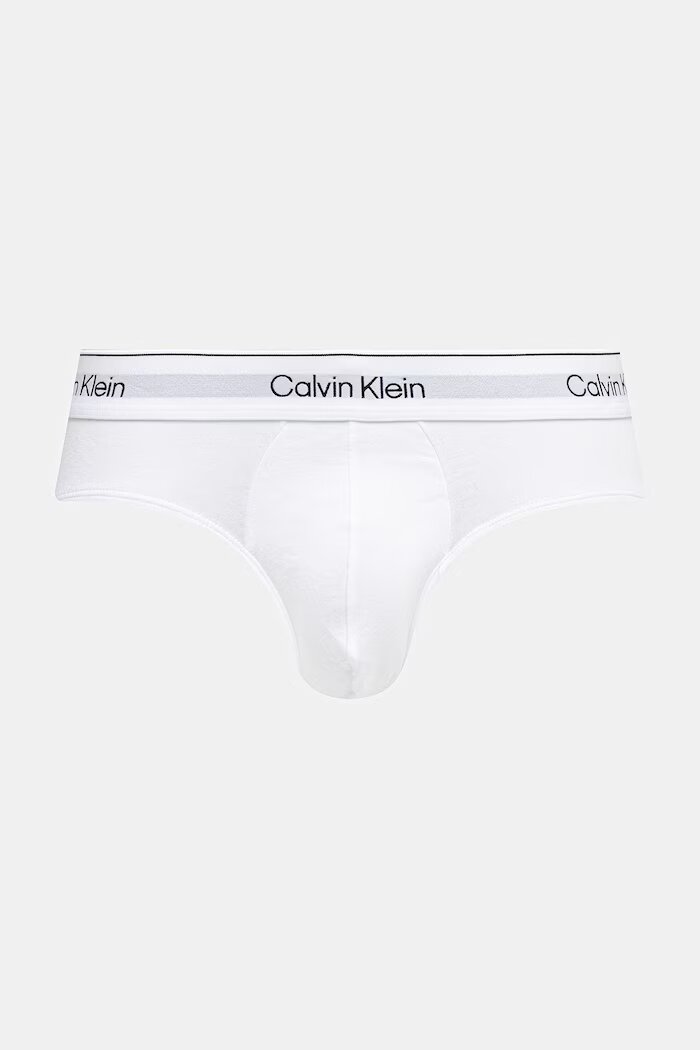 Calvin Klein Underwear слипове мъжки от памук с еластан 3 броя сиви LV00NB4388