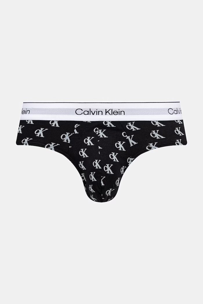 Calvin Klein Underwear слипове мъжки от памук с еластан 3 броя сиви LV00NB4388