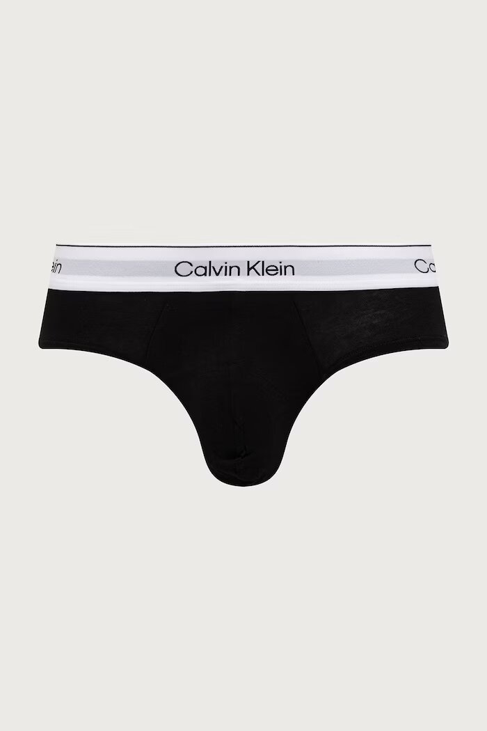 Calvin Klein Underwear слипове мъжки от памук с еластан 3 броя сиви LV00NB4563