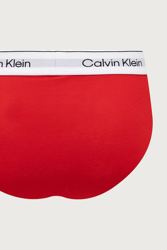 Calvin Klein Underwear слипове мъжки от памук с еластан 3 броя сиви LV00NB4563