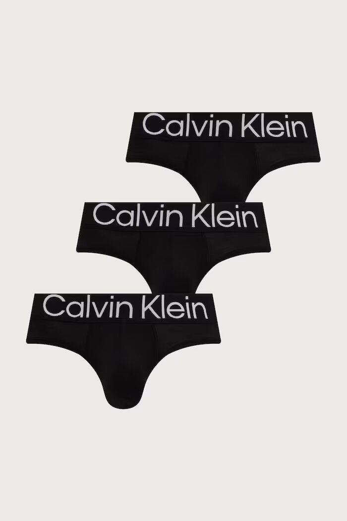 Calvin Klein Underwear слипове мъжки с лиосел 3 броя черни LV00NB4649