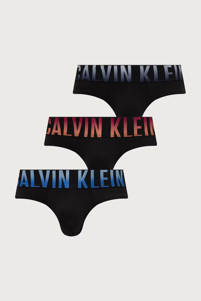 Calvin Klein Underwear слипове мъжки с памук 3 броя черни LV00NB4625