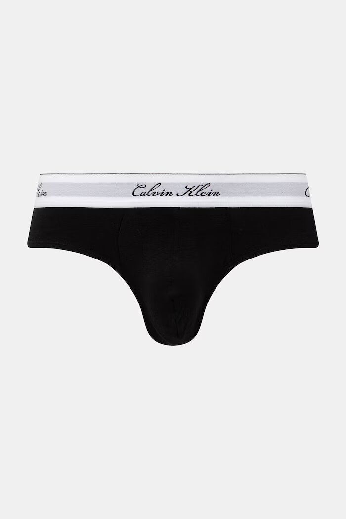 Calvin Klein Underwear слипове мъжки с памук 3 броя сиви LV00NB4606