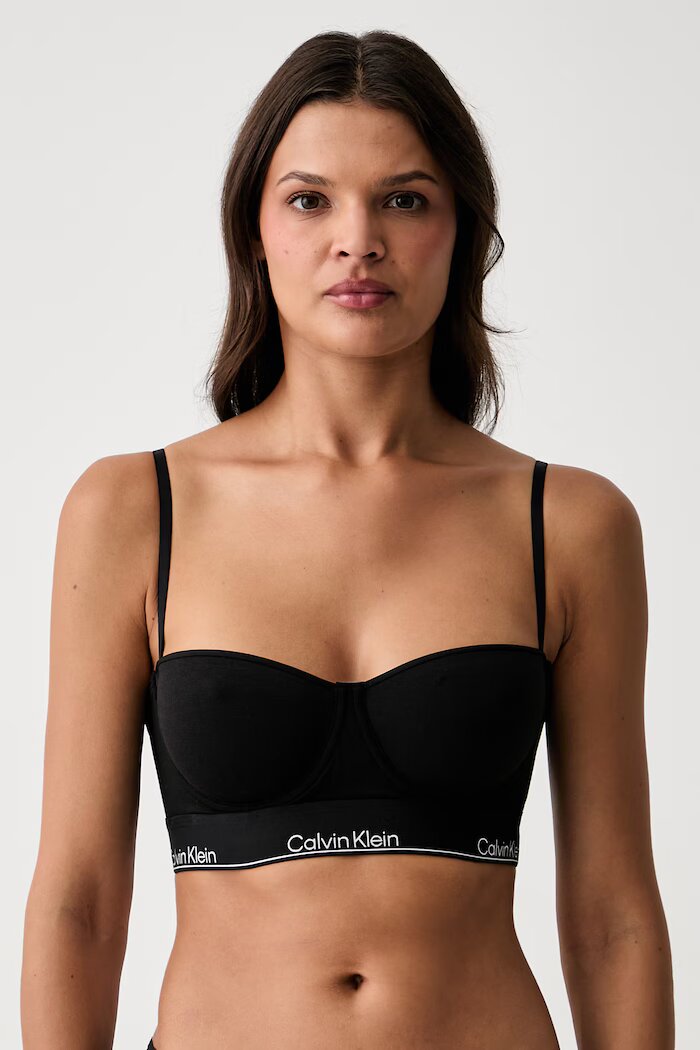 Calvin Klein Underwear сутиен тип балконет черен LV00QF8666
