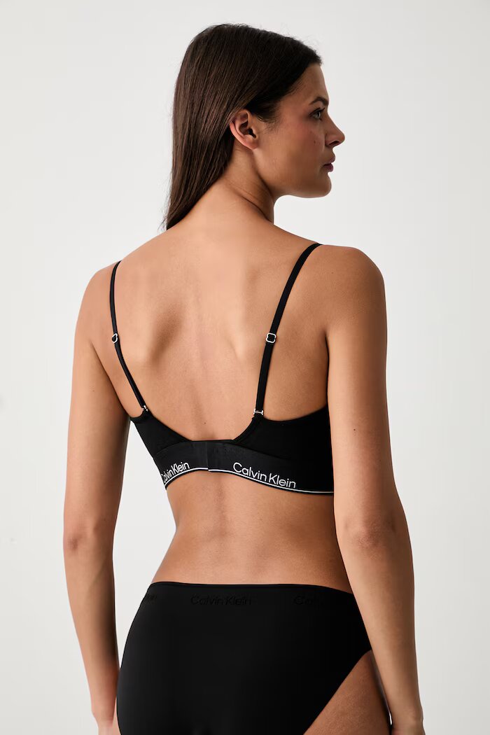 Calvin Klein Underwear сутиен тип балконет черен LV00QF8666