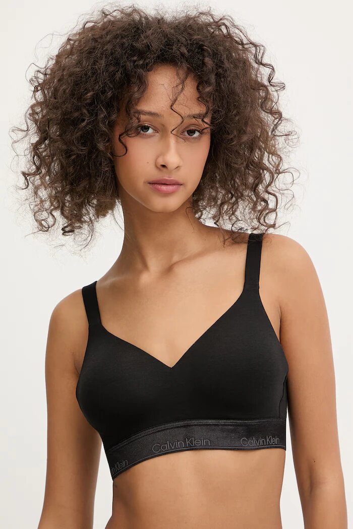 Calvin Klein Underwear сутиен тип бралет черен LV00QF8870