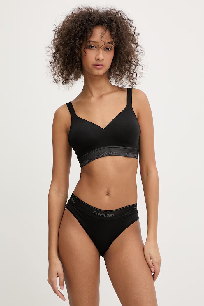 Calvin Klein Underwear сутиен тип бралет черен LV00QF8870