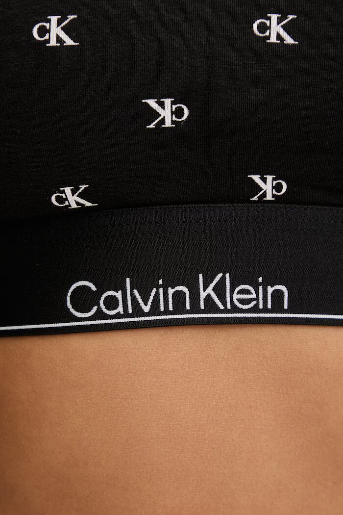 Calvin Klein Underwear сутиен тип бралет с памук черен LV00QF8503