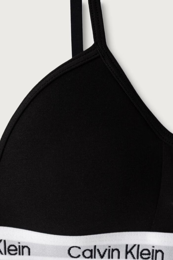 Calvin Klein Underwear сутиен за деца от памук с еластан 2 броя черен G80G800741