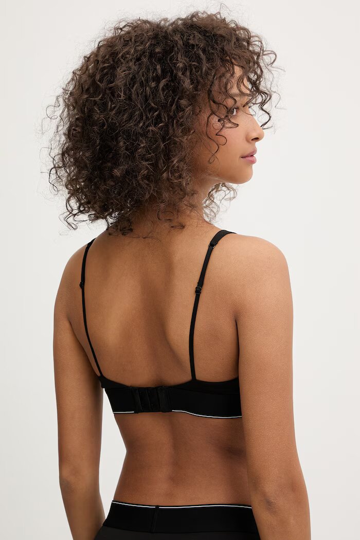 Calvin Klein Underwear триъгълен сутиен черен LV00QF8703