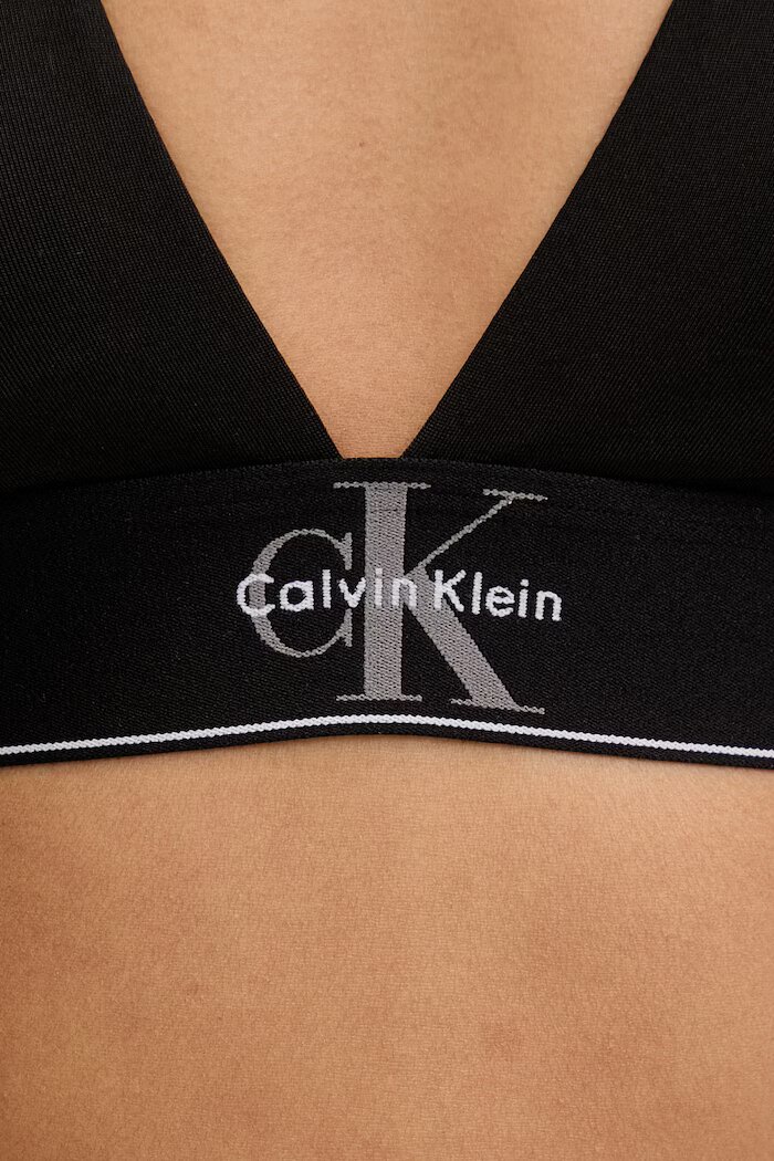 Calvin Klein Underwear триъгълен сутиен черен LV00QF8703