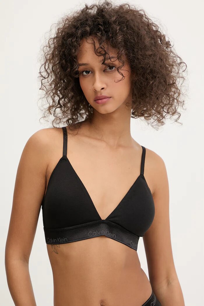 Calvin Klein Underwear триъгълен сутиен черен LV00QF8825
