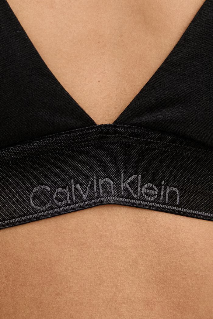 Calvin Klein Underwear триъгълен сутиен черен LV00QF8825