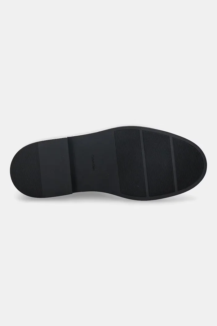 CALVIN KLEIN Велурени боти челси CONVAVE WELT CHESEA SUEDE в кафяво с равна подметка YW0YW01969