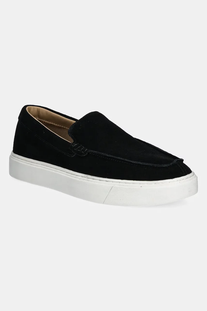 CALVIN KLEIN Велурени мокасини MOCCASIN SUEDE
