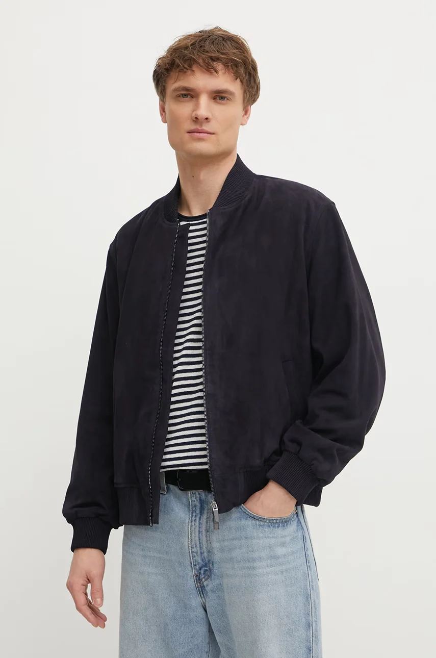 CALVIN KLEIN Велурено яке бомбър