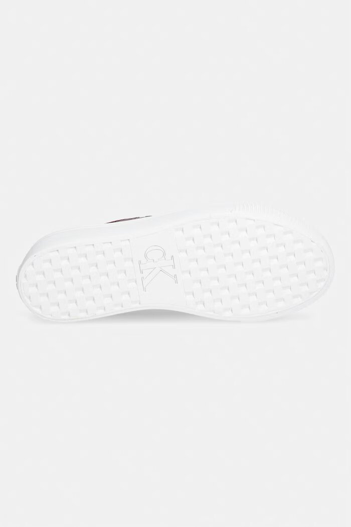 CALVIN KLEIN VULC FLATF LACEUP STRIPED NYL маратонки дамски кафяви обувки с платформа HW0HW03087