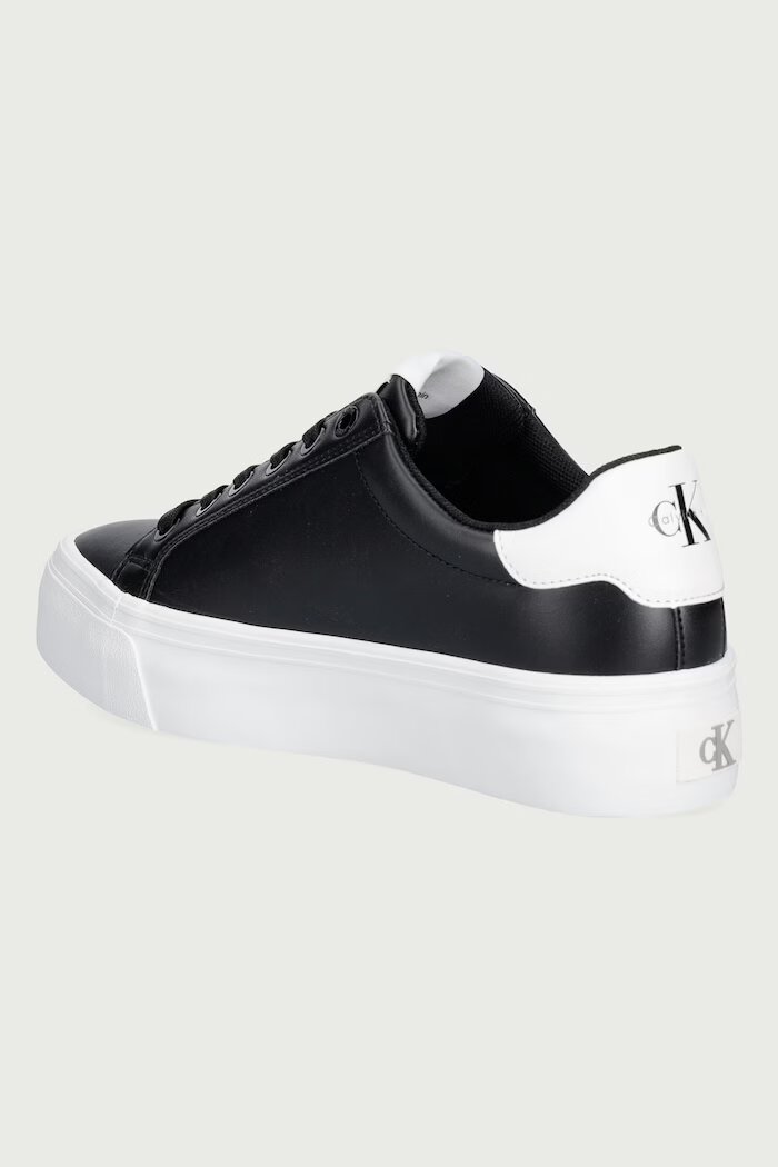 CALVIN KLEIN VULC FLATFORM LACEUP LOW LTH маратонки дамски черни HW0HW03159